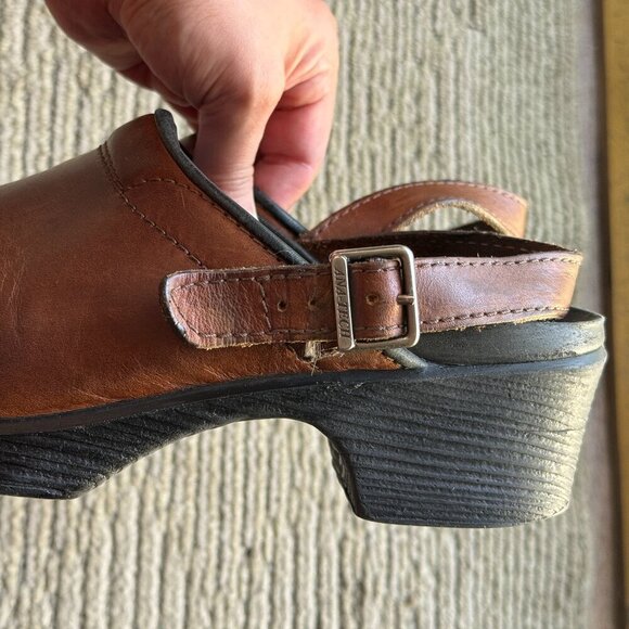 Ana Tech Clogs Women's Size 9/9.5 Brown Slingback 40 EU Comfort Shoes - Picture 5 of 9